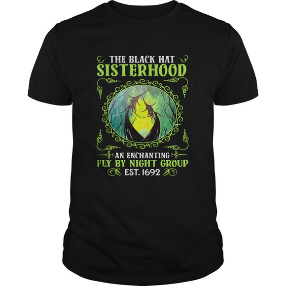 Tops - The Black Hat Sisterhood Fly By Night Group Est 1692 Shirt